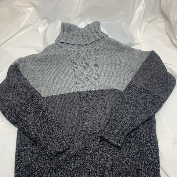 WOMEN’S Jones New York Sport Knit 3 tone gray turtle neck Size Large - Picture 1 of 5